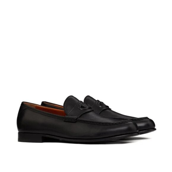 $980 MSRP- Authentic Valentino Garavani 5Y2S0I03VNM Vlogo Loafers- US 12/EU 45